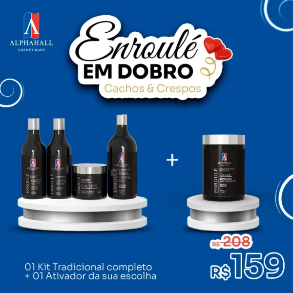 Kit Enroulé Teia + Ativador em Dobro Umidificante